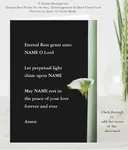 A prayer for the dead, for a loved one, eternal rest short catholic Christian plea to rest in peace, also prayers of no particular faith, related to grief, bereavement. 