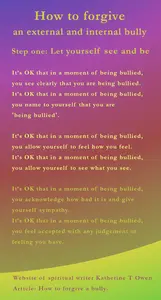 how to forgive a bully