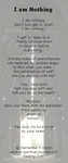 poem i am nothing