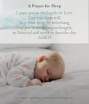 A short prayer for sleep. Bible verses that serve as prayers when you have trouble sleeping or are awake in the night and need help or encouragement. Peace.