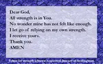 Spiritual strength quotes allow us to be strong in ways which were not available to us before. In belief in our separation we are weak. In knowledge of our Oneness we are powerful.