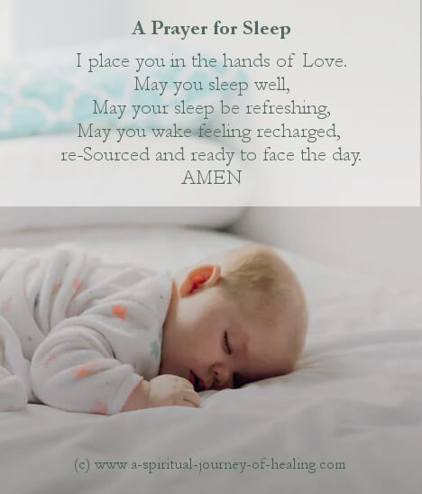 prayer for sleep