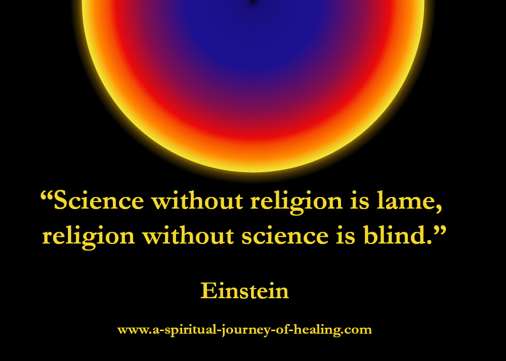Einstein religion science quote
