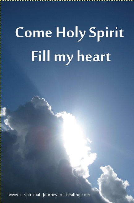 Come Holy Spirit fill my heart