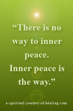 Quote about inner peace