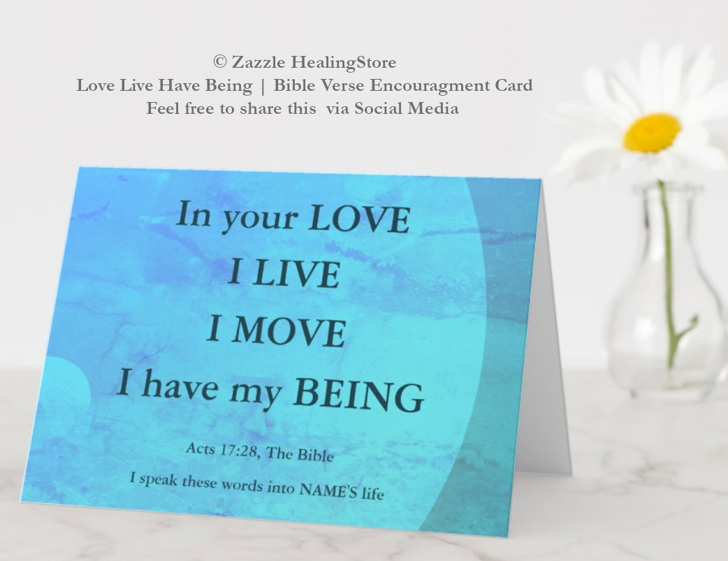 Bible quote image 
love live have being 
from Acts 17
