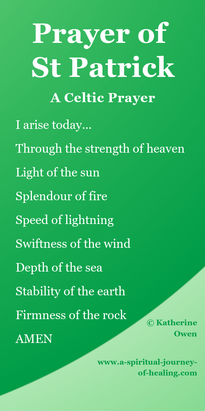 A celtic prayer calling on images of nature.